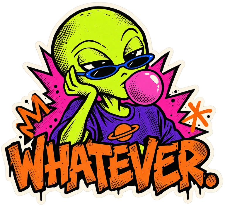 Whatever bubblegum alien